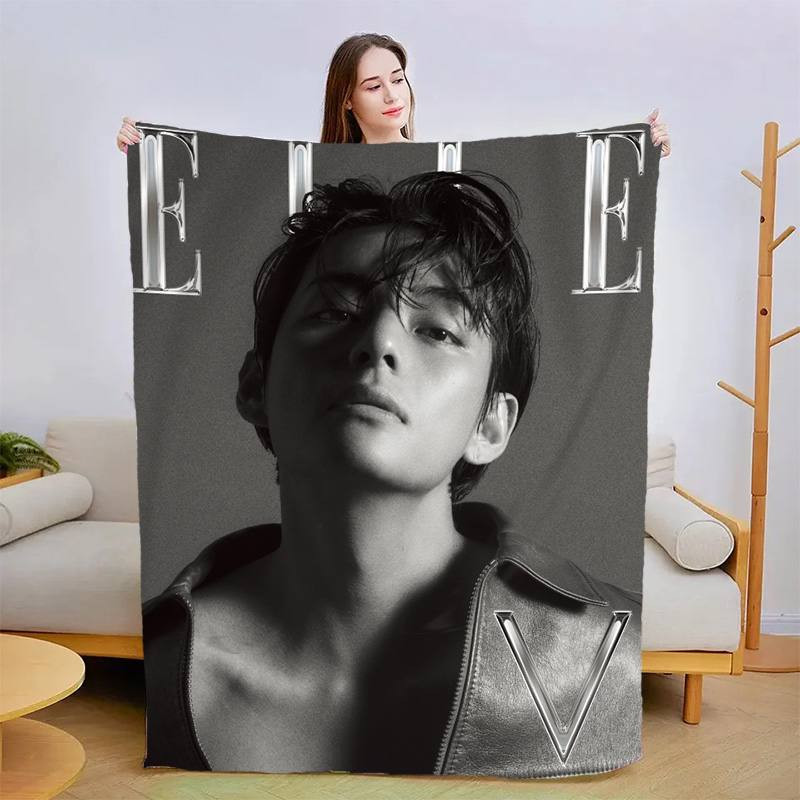 Плед 3D Kim Taehyung BTS №2 2941_B 13369 135х160 см Київ - зображення 1