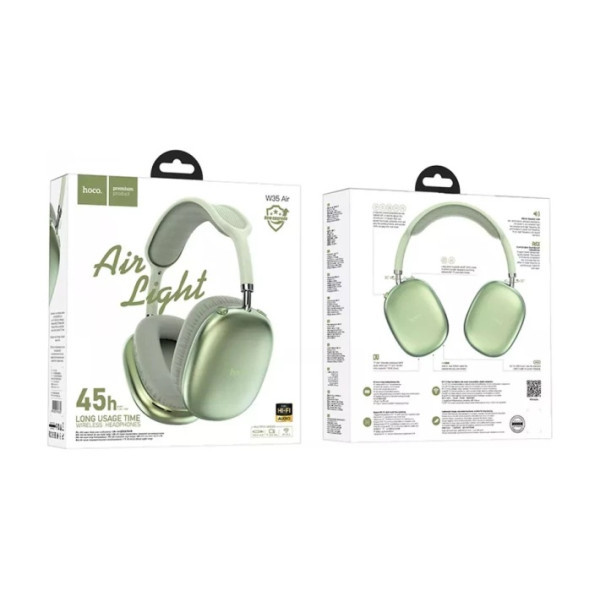 Bluetooth-гарнітура Hoco W35 Air Triumph Green (Код товару:41628) Харків - зображення 2