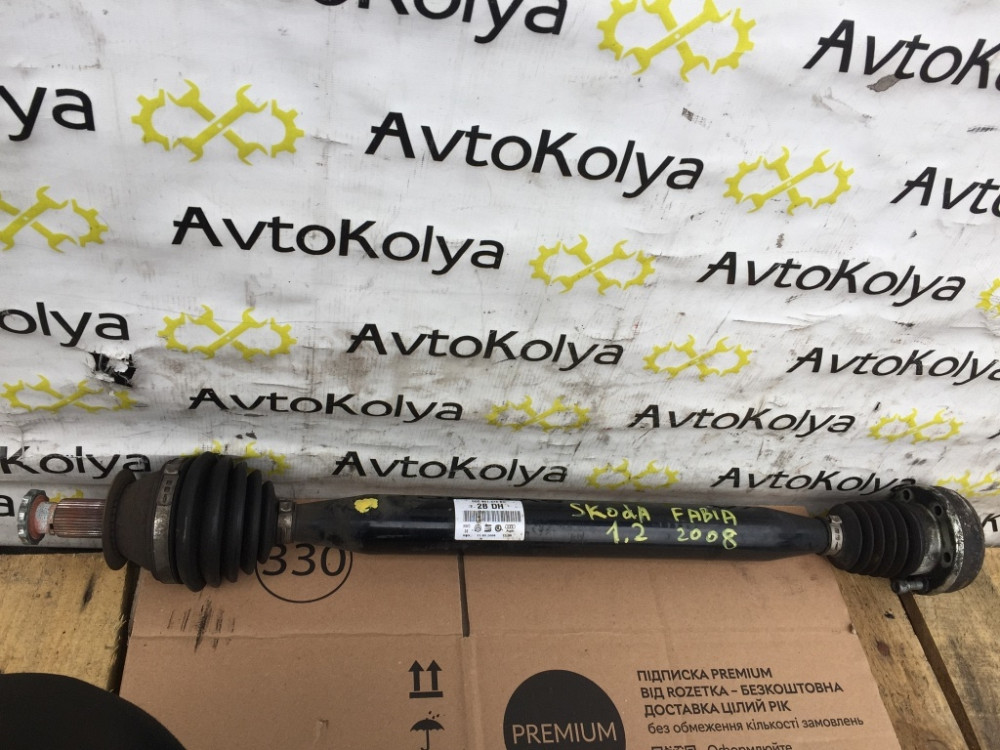 Полуось правая Skoda Fabia 1.2 бензин 2007-2014 (6Q0407272BD) Ковель - зображення 2