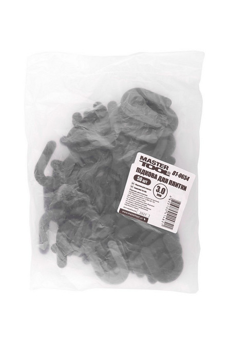 Подкова для укладки керамической плитки MASTERTOOL 3.0 мм набор 50 шт 81-0654 Харьков - изображение 3