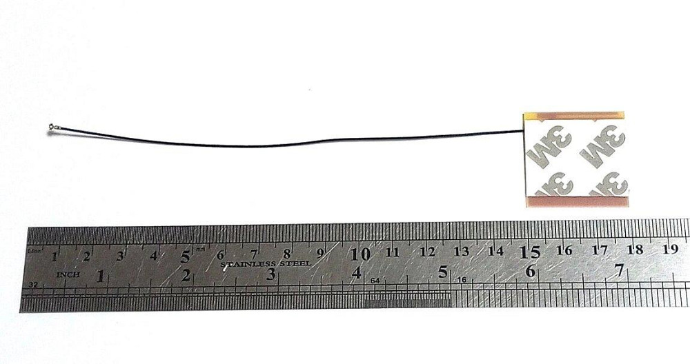 Антенна двухдиапазонная 2400-5800МНz 5dBi 3х3 см, на липучке, IPEX 4, RG1.13 кабель 15 см (10950) Днепр - изображение 4