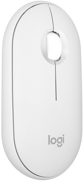 Мышь компьютерная безпроводная Logitech Pebble Mouse 2 M350s Tonal White L910-007013 белая Киев - изображение 1