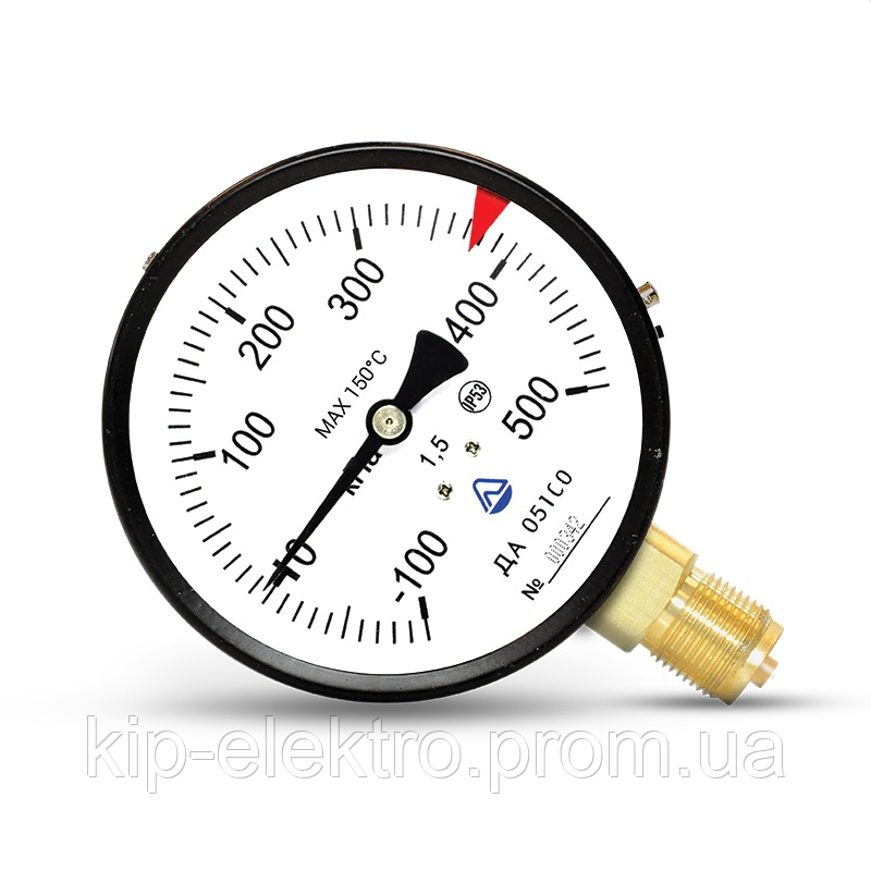 Мановакуумметр показывающий ДА 05160-01М (ДА 05160, ДА05160, ДА-05160, ДА 05-01, ДА) - радиальный шт Київ - зображення 2