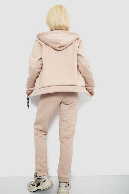 Спортивний костюм жіночий на флісі, бежевий | Новий | S-XL Одесса - изображение 3