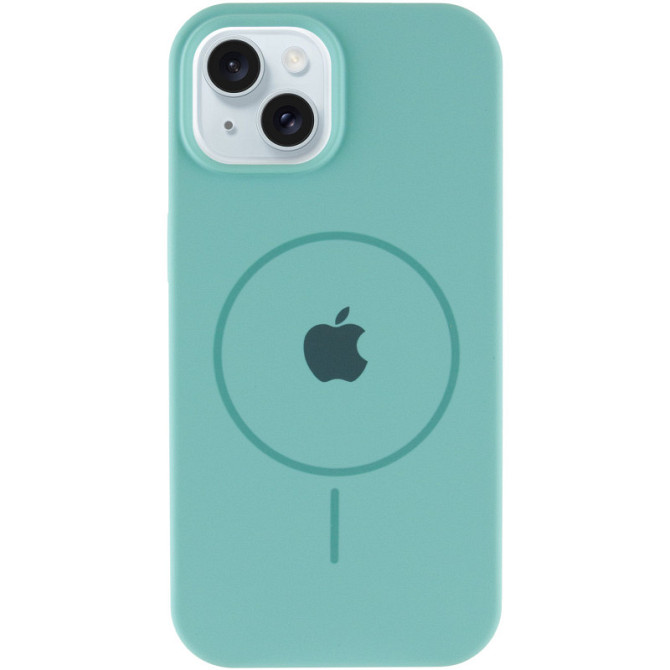 Чехол Silicone Case Full Protective (AA) with MagSafe для Apple iPhone 15 (6.1") Херсон - зображення 2