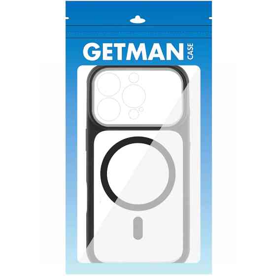 Чехол TPU+PC GETMAN Moon Clear with MagSafe для Apple iPhone 16 Pro (6.3") Херсон