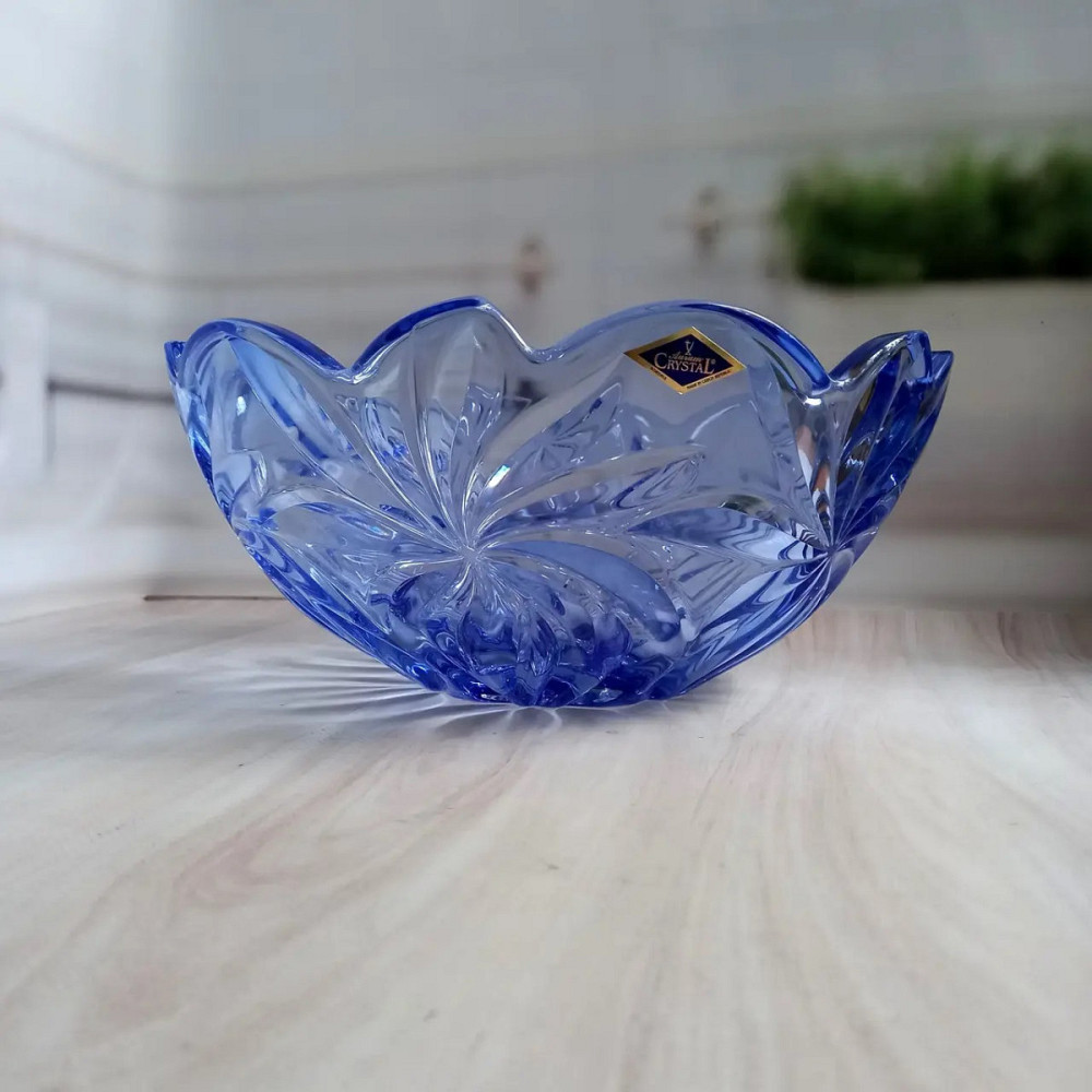 Фруктівниця Bohemia Flora Blue 6KG79/72S96/280/M 28 см синя Київ - зображення 1