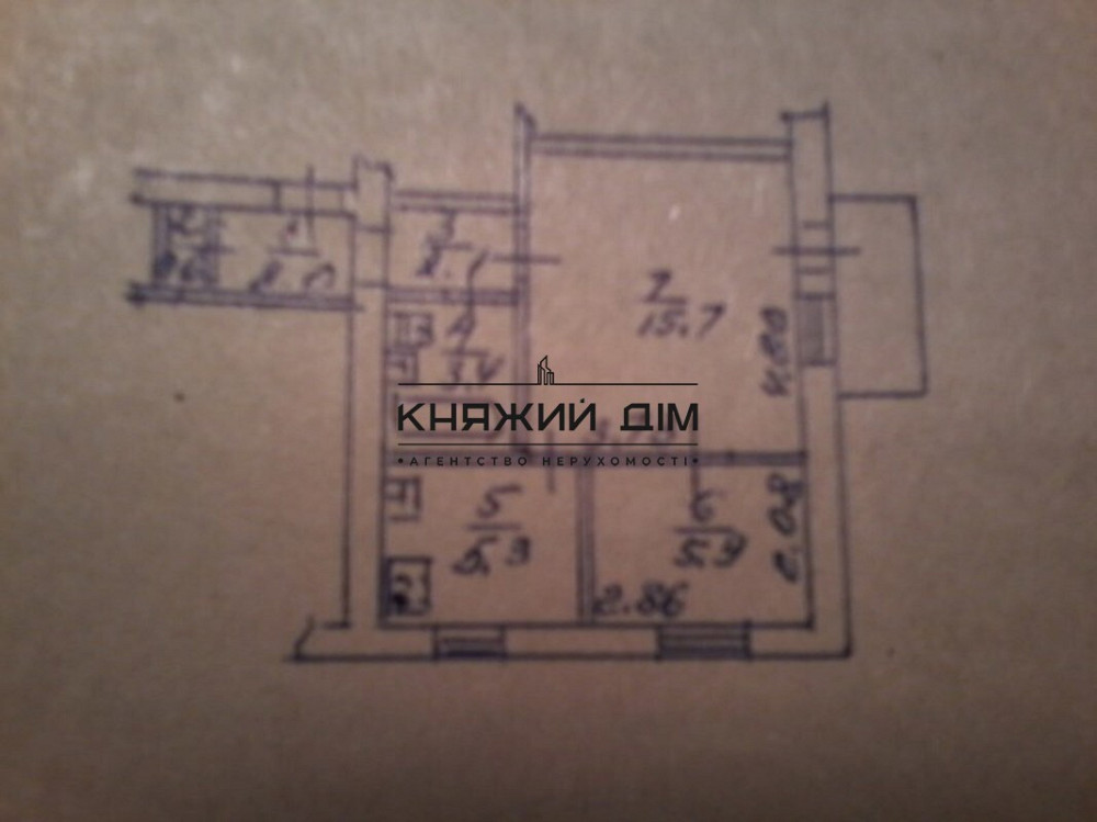 Хороша 2-х к.кв.на Вітряних Горах,м. Мінська. №11140714 Киев - изображение 8