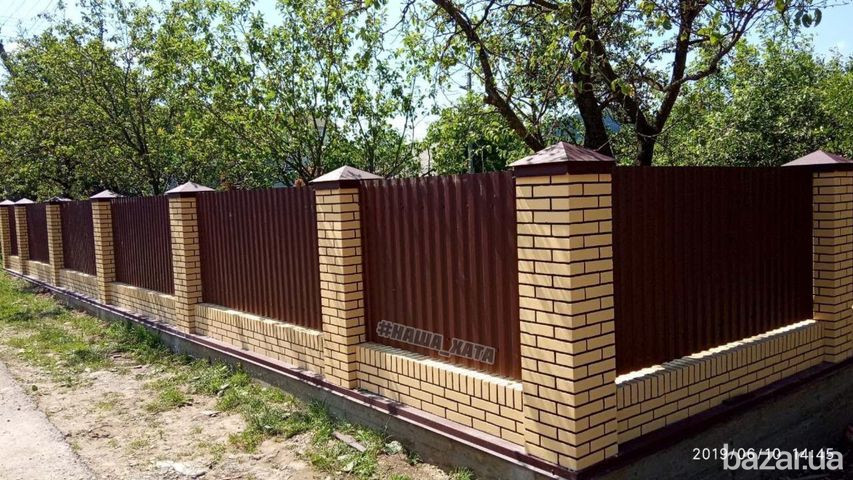 Швидкомонтажні бетонні стовпи для вашого захисту, від виробника НАША ХАТА ворота та паркани Одесса - изображение 4