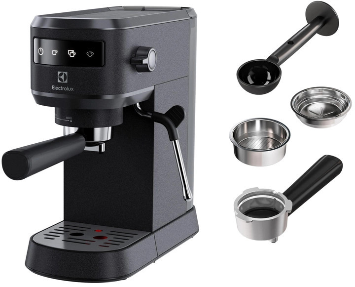 Кофеварка рожковая Electrolux E6EС1-6BST 1300 Вт Киев - изображение 1