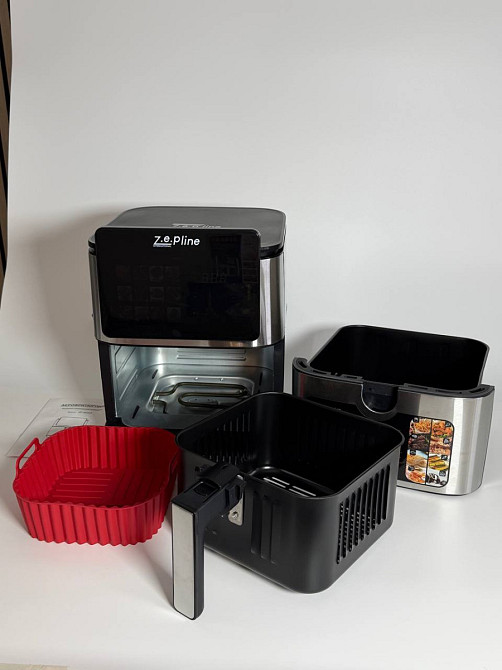 Аэрогриль мультипечь на два тэна со съемным ковшиком и силиконовой формой Zepline ZP-00342 13 л 4200 Киев - изображение 5