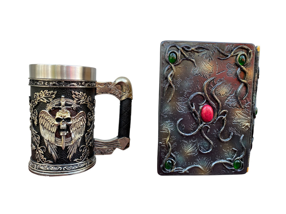 Подарочный набор Кружка 3 Меч в Черепе и Блокнот 3 «Лесной Гримуар Лисы» Київ - зображення 4