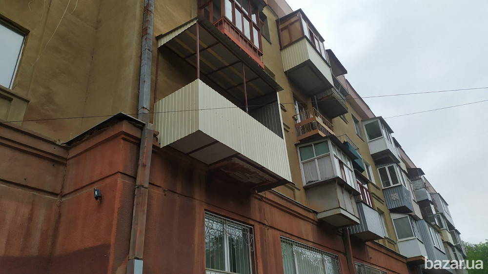 Балкон под ключ с выносом по плите и внутренней обшивкой с утеплением. БЕЗ ПОСРЕДНИКОВ, Харьков Харьков - изображение 9