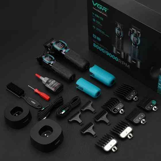 Комплект длят стрижки VGR V-886 S2 BLACK черный Киев