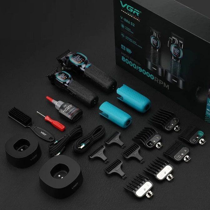 Комплект длят стрижки VGR V-886 S2 BLACK черный Киев - изображение 3