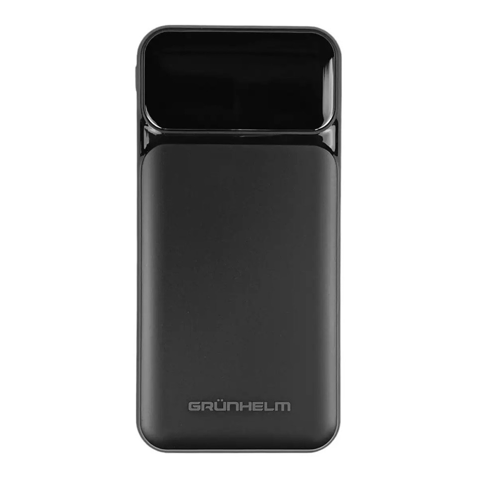 Повербанк Power bank Grunhelm GP-10BQC 10000 mAh черный Киев - изображение 1