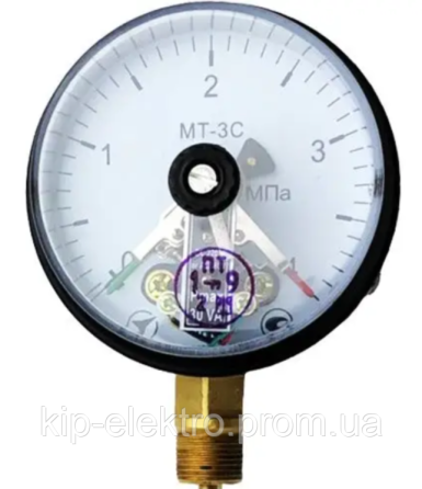 Манометр электроконтактный МТ-3С от 0 до 4 МПа (40 кгс/см2) - аналог ДМ2010СгУ2, ДМ2010-У2, ДМ2010ф, Київ