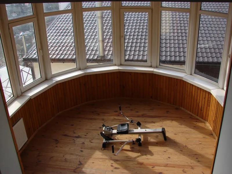 Остекление Rehau Рехау балконов и лоджий с нестандартными проемами Киев - изображение 3