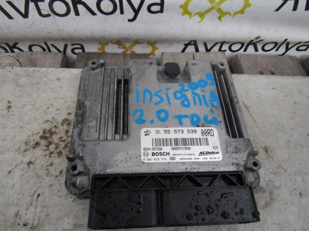 Блок управления двигателем Opel Insignia Sports Tourer 2.0 cdti 2009-2013 (0281015774) Ковель - изображение 1