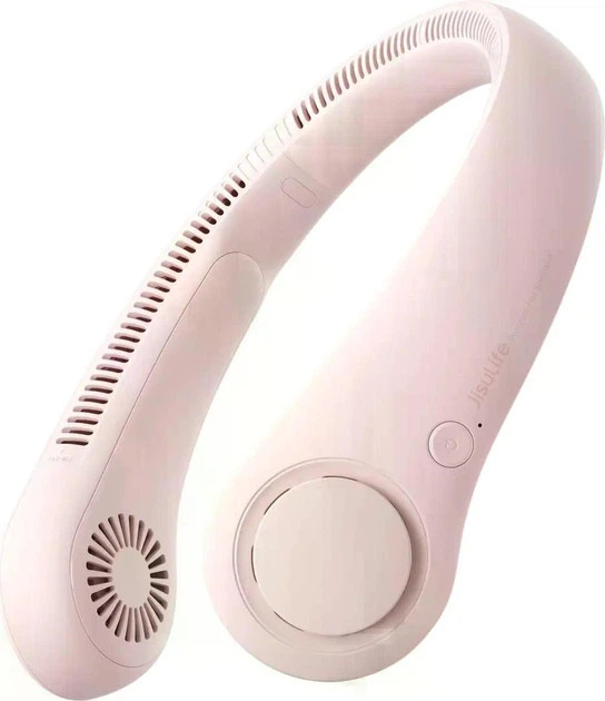 Вентилятор на шею Jisulife Neck Fan Life3 FA14 Pink розовый Київ - зображення 1
