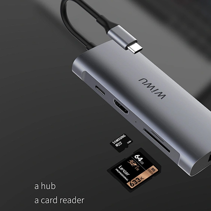 Уценка Переходник HUB WIWU Alpha 831HRT Херсон - зображення 3
