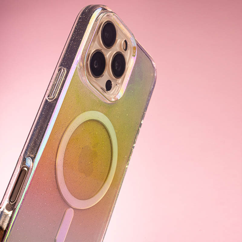 Чехол TPU Galaxy Sparkle (MagFit) для Apple iPhone 16 Pro Max (6.9") Херсон - зображення 3