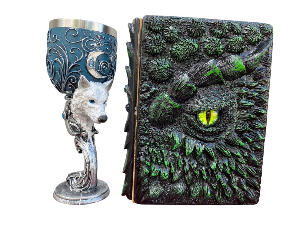 Подарочный набор Бокал 3 Волк и Блокнот 3 «Око Лесного Дракона» Київ - зображення 3