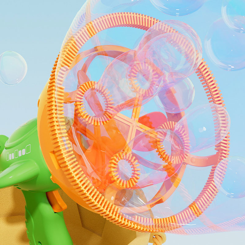 Пистолет для мыльных пузырей H035 Bubble Gun с пропеллером 2in1 + bottle 250ml Херсон - зображення 3