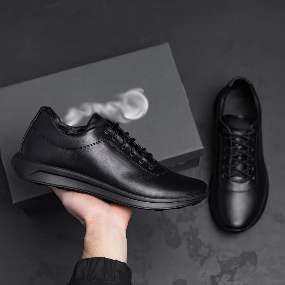 Мужские кожаные кроссовки  Е-series Киев - изображение 9