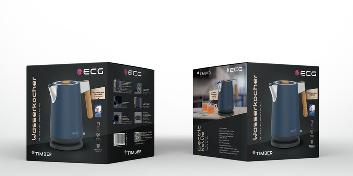 Электрочайник EСG RK 1768 Petrol 1.7 л синий Київ - зображення 10