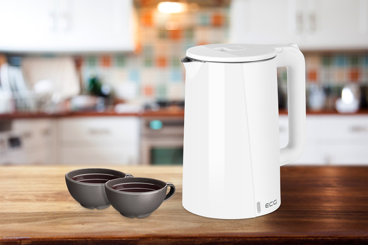 Электрочайник EСG Safe to Touch RK 1702 White 1.7 л белый Київ - зображення 9