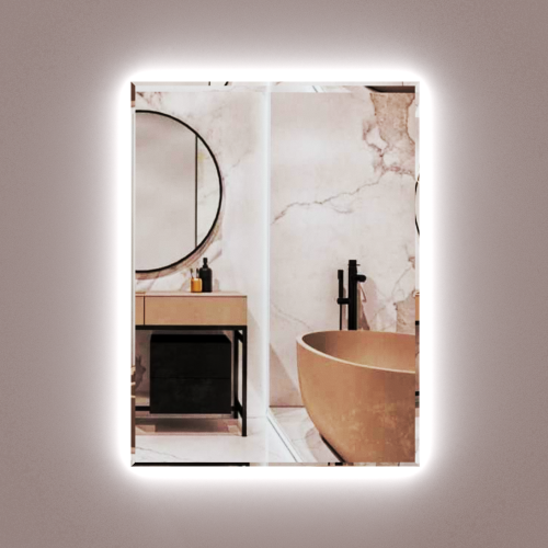 Дзеркало з LED підсвічуванням 800 х 600 мм Київ - зображення 1