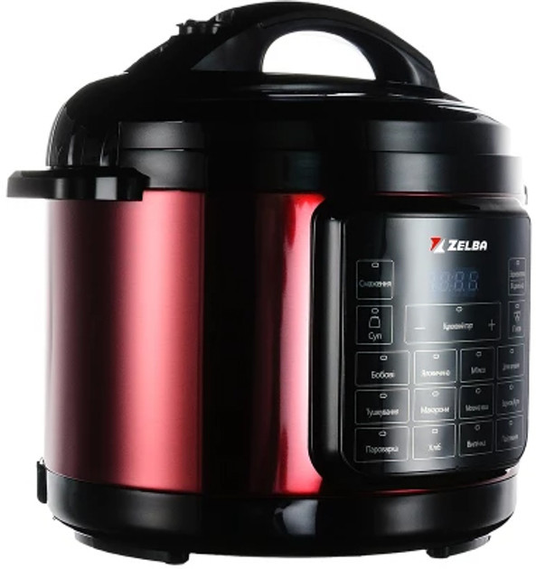 Мультиварка-скороварка ZELBA DPC-905.16 900 Вт красная Київ - зображення 2