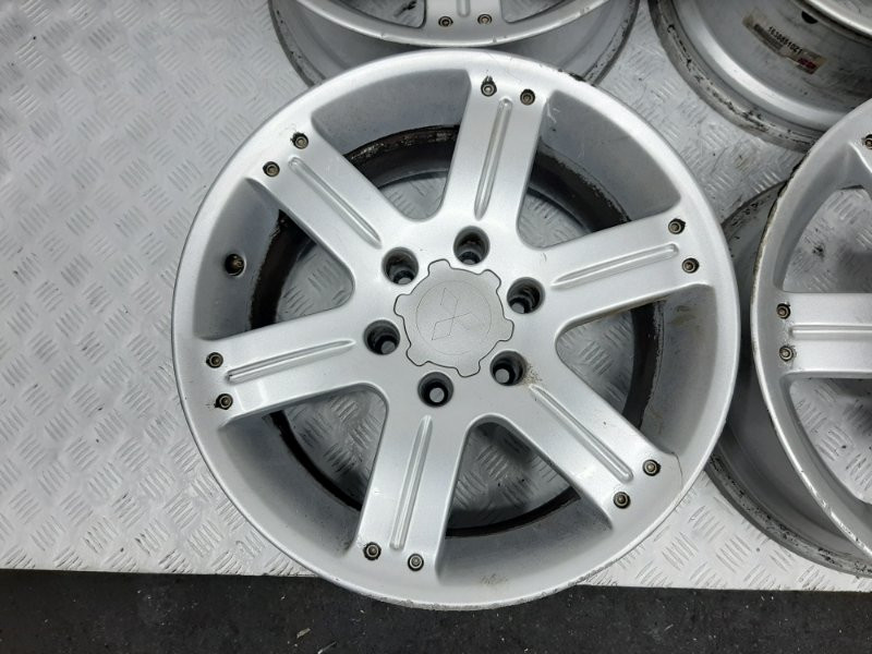 Диски титан комплект R18 Mitsubishi Pajero Sport K9 2.5 DIESEL 4D56 1996 (б/у) Киев - изображение 4