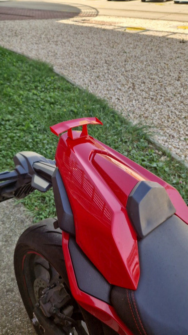 Мини Спойлер Чёрный. Синий. Белый. Красный усиленный скотч Киев - изображение 6