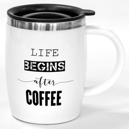 Термокухоль Krauff 26-285-001 400 мл білий Київ - зображення 1