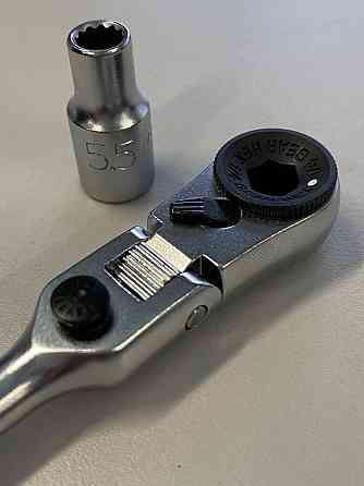 Трещотка мини 1/4" с шарниром TOPTUL 60 зубцов (исп. с FTDF0810) CHEV0811 Харьков