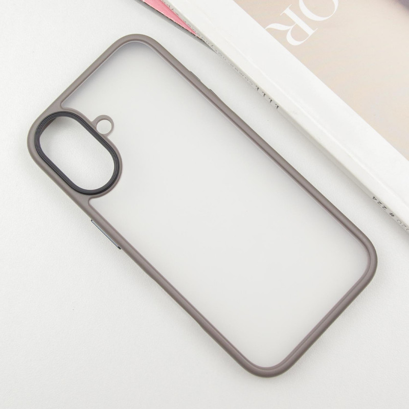 TPU+PC чехол Metal Buttons для Apple iPhone 16 (6.1") Херсон - зображення 3