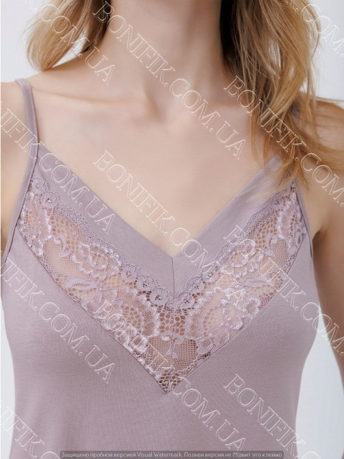 Женская ночная сорочка на тонкой бретели "Amalia" (16158) (арт. 1175) Кривий Ріг - зображення 2