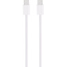 DM Кабель Type-C to Type-C for iPhone 16 Pro/16 Pro Max 1m 60W Woven White Харків