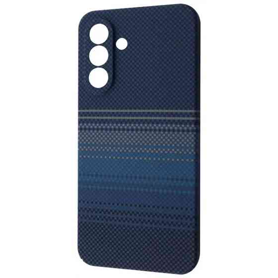 Чохол WAVE Gleam для Samsung A17 A175 Blue Stripes (Код товару:42024) Харьков