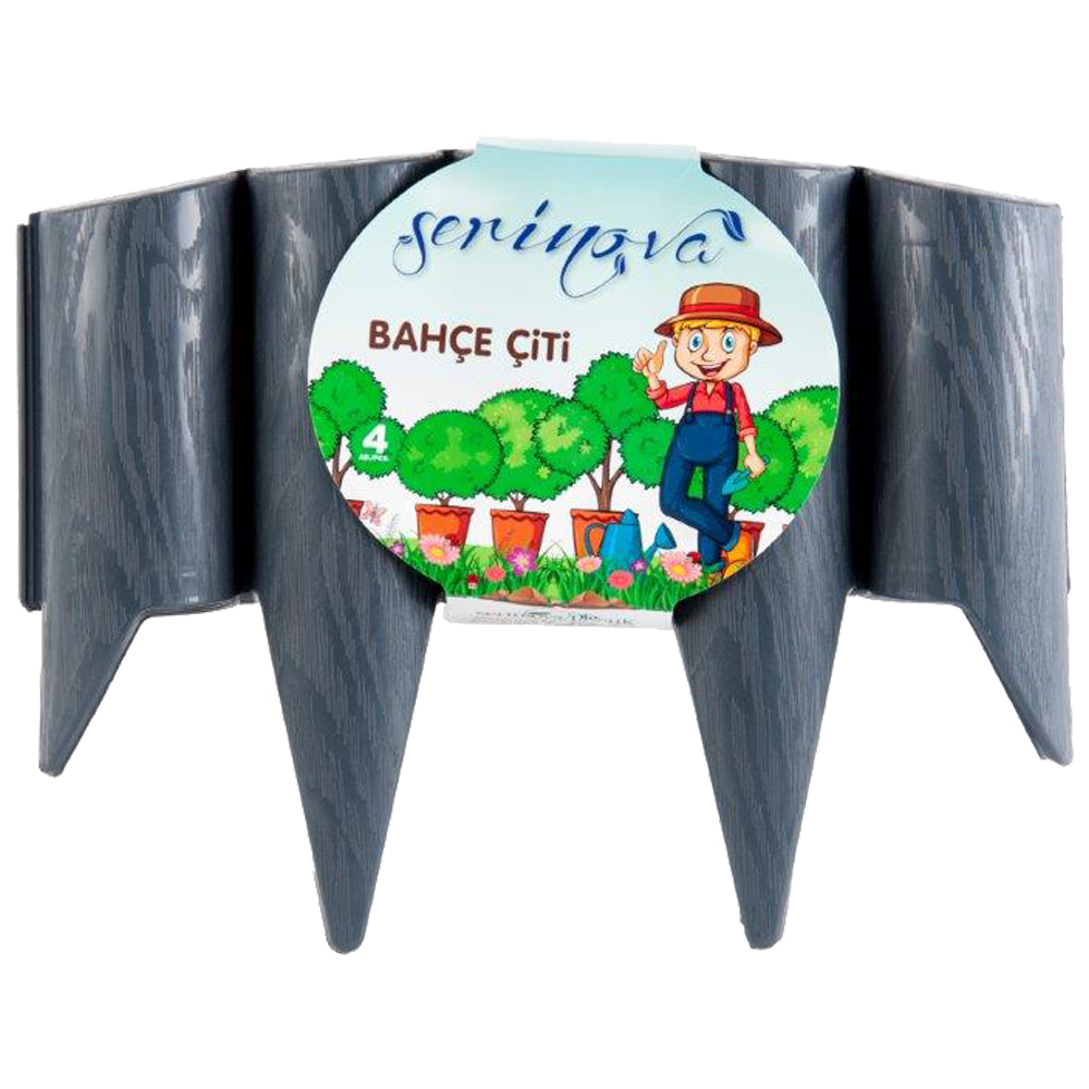 Заборчик 31,5 х 23,5 см антрацитовый Київ - зображення 1