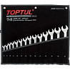 Набор комбинированных ключей 8-24 мм TOPTUL 14 шт. Dynamic GPAQ1402 Харків