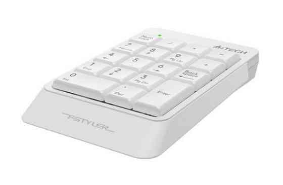 Клавиатура компьютерная проводная цифровой блок A4Tech Fstyler Numeric Keypad FK13P(White) белая Київ