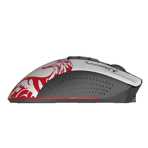 Мышь компьютерная безпроводная Bloody R90 Plus Naraka белая с красным Київ