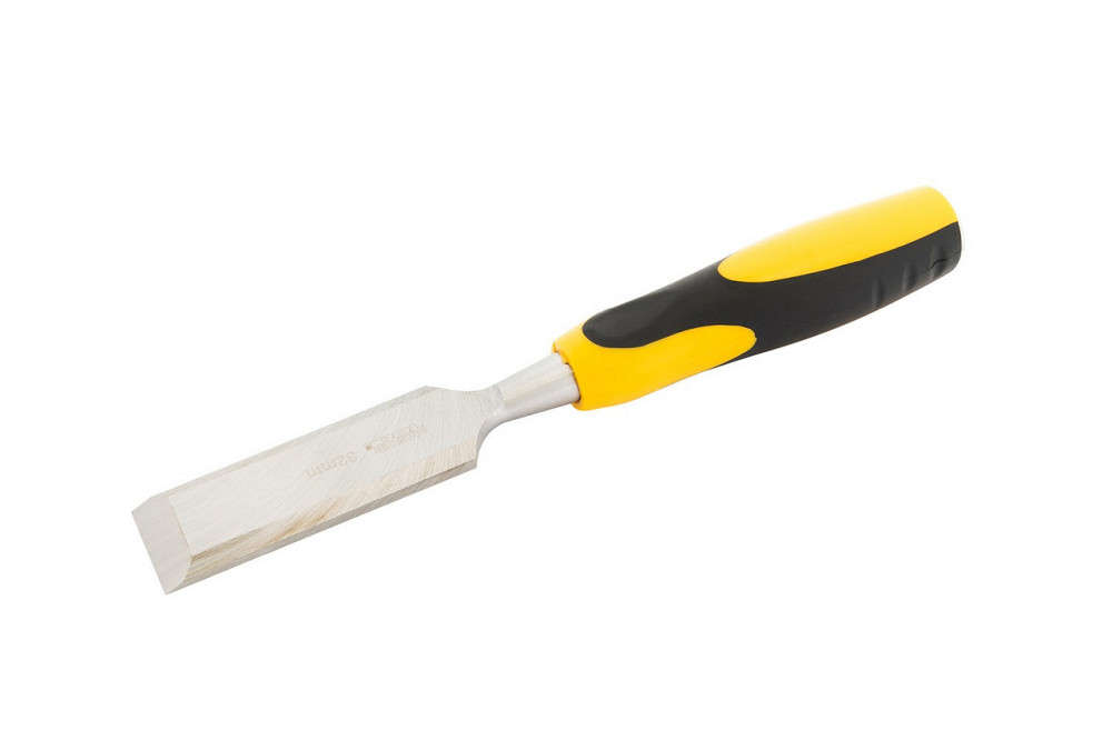 Стамеска ударная MASTERTOOL CrV 32 мм с двухкомпонентной ручкой 14-1532 Харків - зображення 1