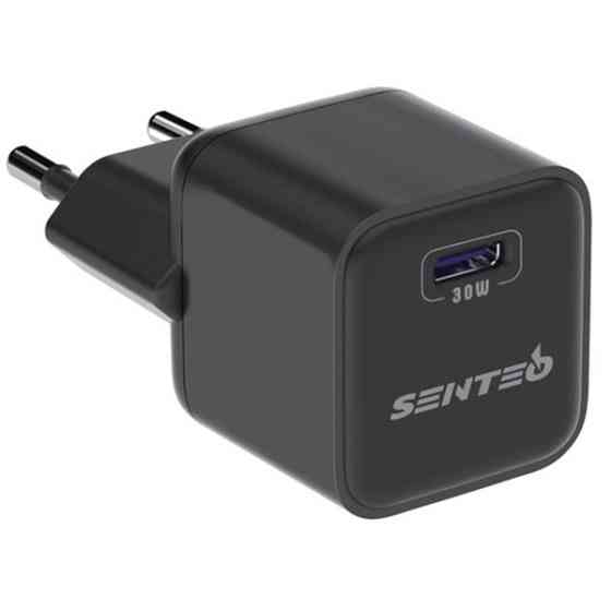 Мережевий зарядний пристрій SENTEO Z-09 1Port USB-C PD 30W Black (Код товару:34254) Харьков