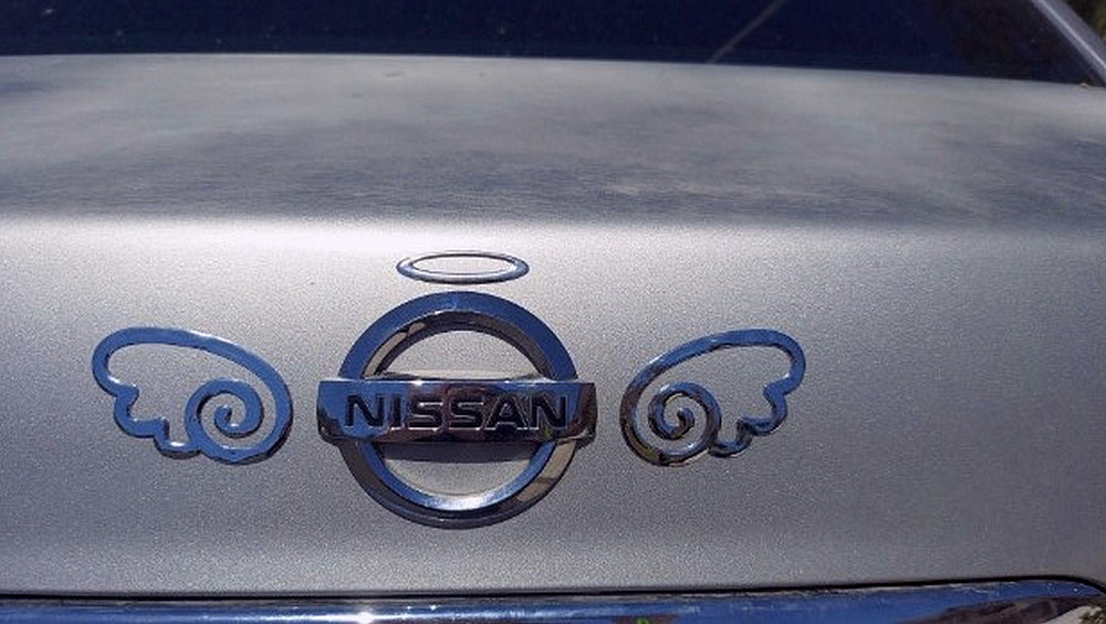 Наклейка на авто или мото Ангельские крылья Серебро Борисполь - изображение 4