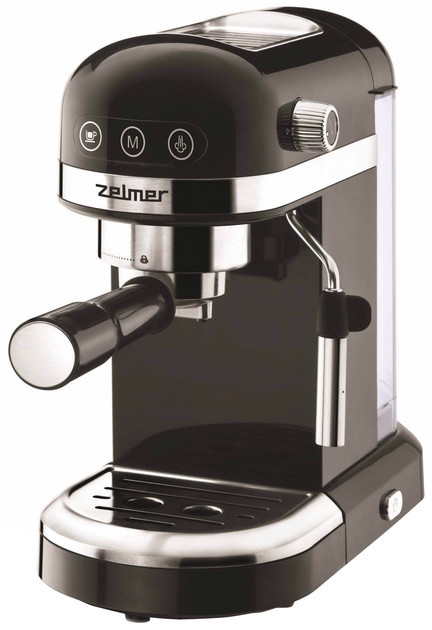 Кофеварка рожковая ZELMER ZCM7295 1350 Вт черная Київ - зображення 4