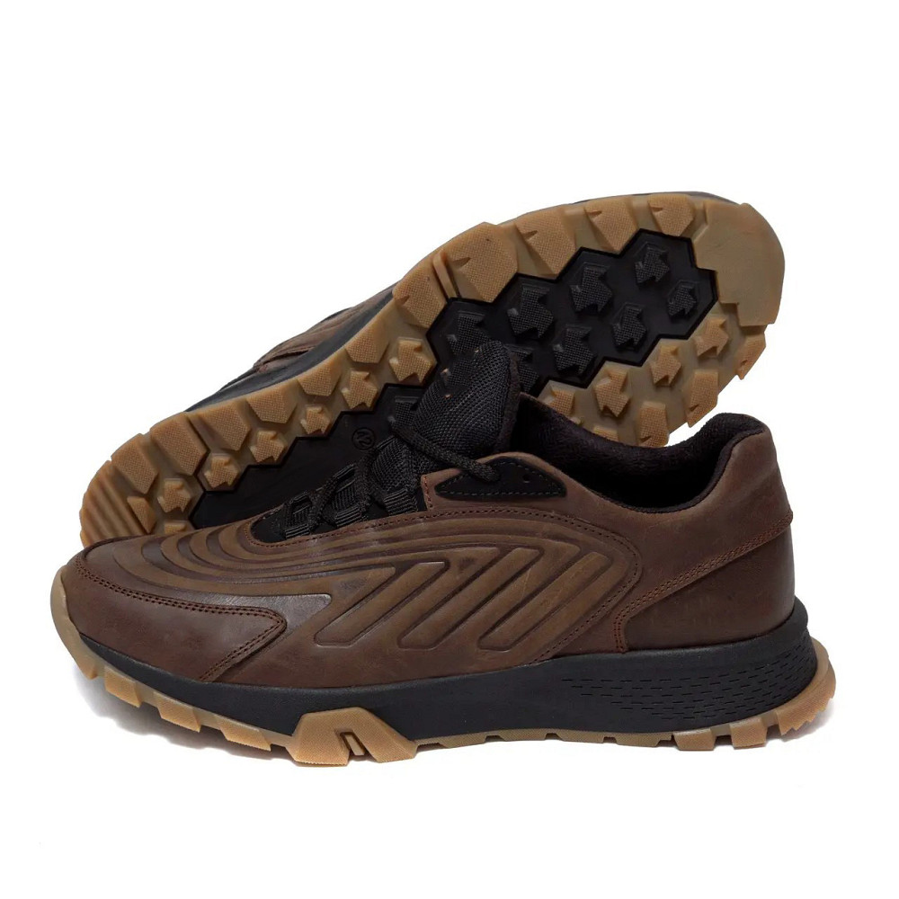 Мужские кожаные кроссовки Originals Ozelia Brown Київ - зображення 1